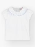 Trotters Confiture Kids' Isabella Embroidered Collar Top