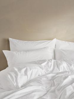 Bedfolk Relaxed Cotton Bedding, Snow