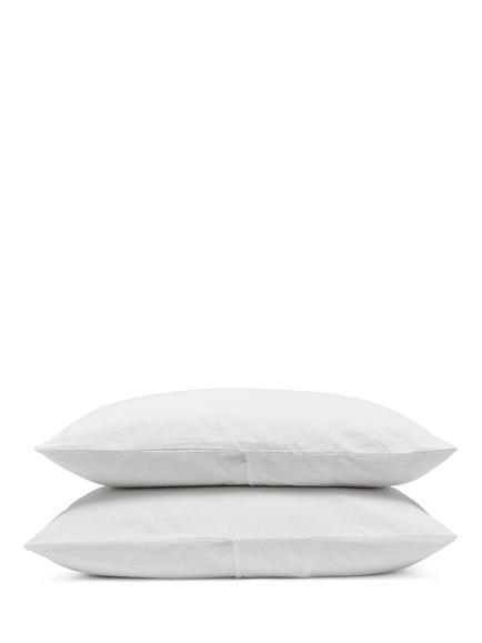 Bedfolk Relaxed Cotton Bedding - view 2, Snow