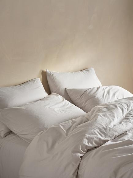Bedfolk Relaxed Cotton Bedding, Clay