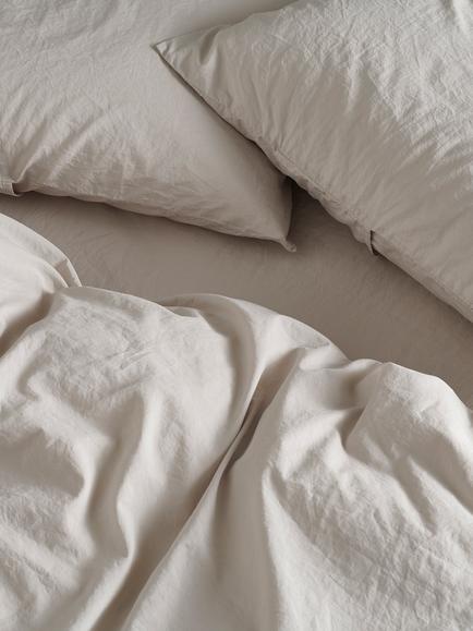 Bedfolk Relaxed Cotton Bedding - view 2, Clay