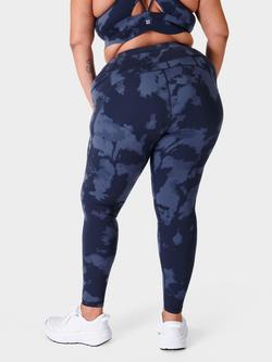 Sweaty Betty Power Gym Leggings - view 2, Blue Fade Print