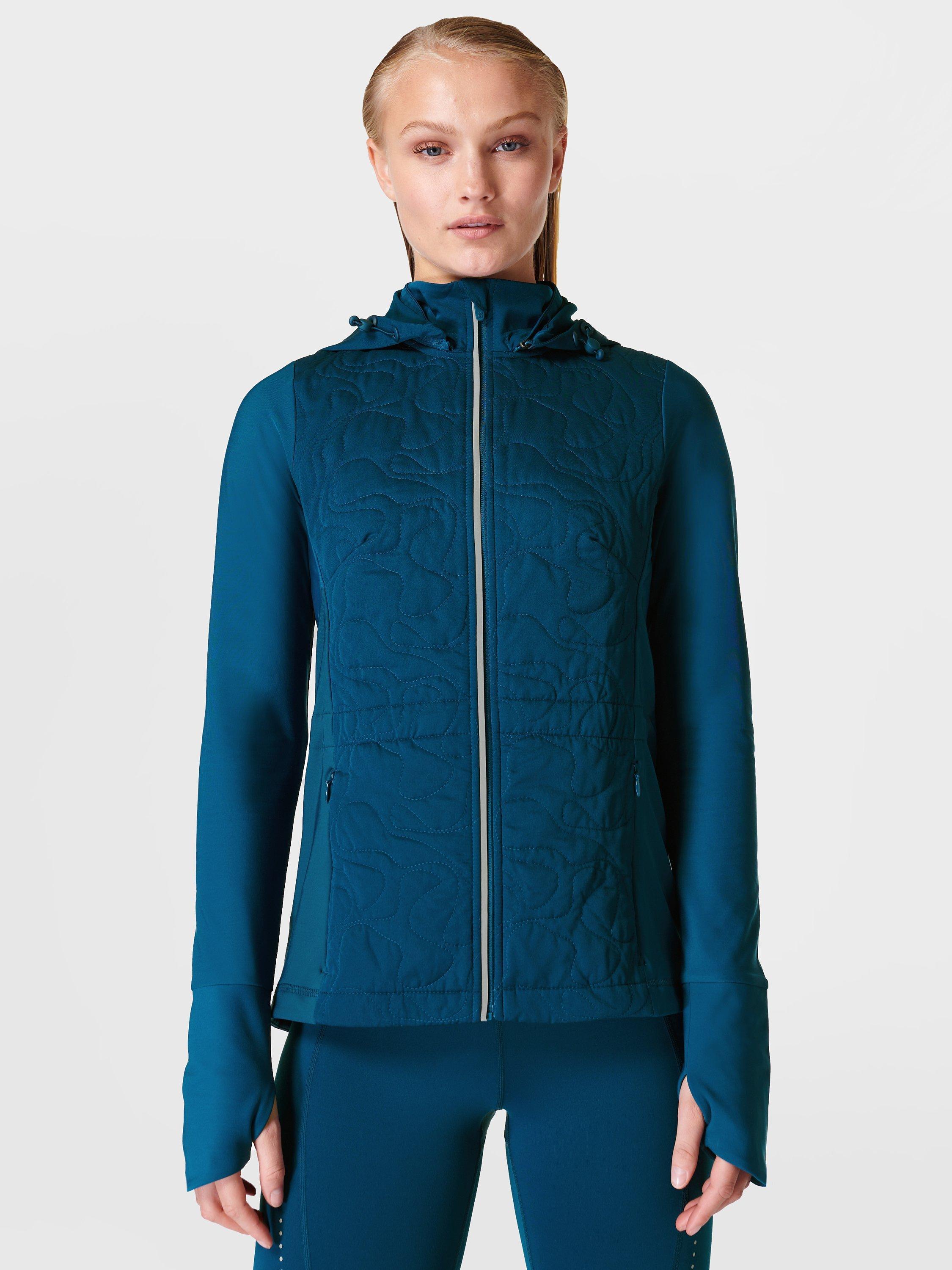 Sweaty Betty Fast Track Thermal Jacket, Deep Blue