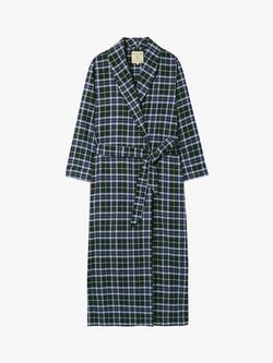 British Boxers Tartan Brushed Cotton Dressing Gown - view 2, Jura