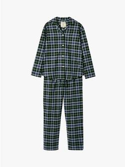 British Boxers Tartan Brushed Cotton Pyjama Set - view 2, Jura