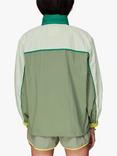 Whistles Colour Block Anorak Sports Top, Green/Multi