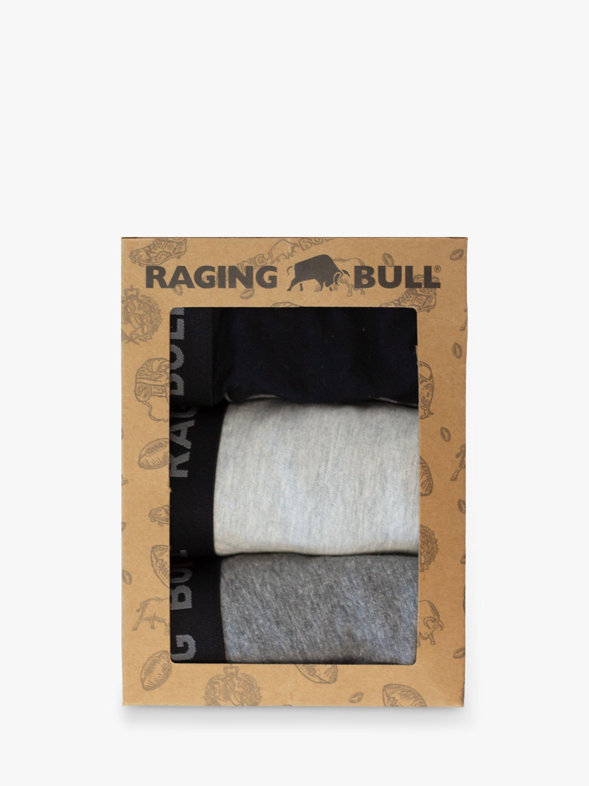 Product image 5 of 5, which shows Raging Bull Cotton Stretch Boxers, Pack of 3, Black, XXL