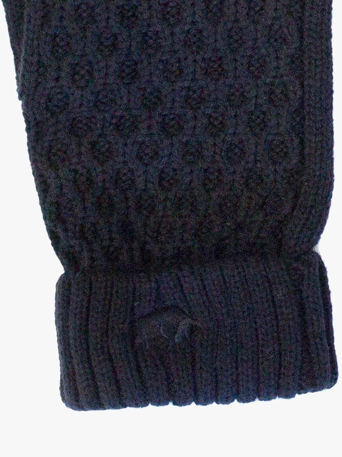 Product image 3 of 3, which shows Raging Bull Cable Knit Gloves, Navy, One Size