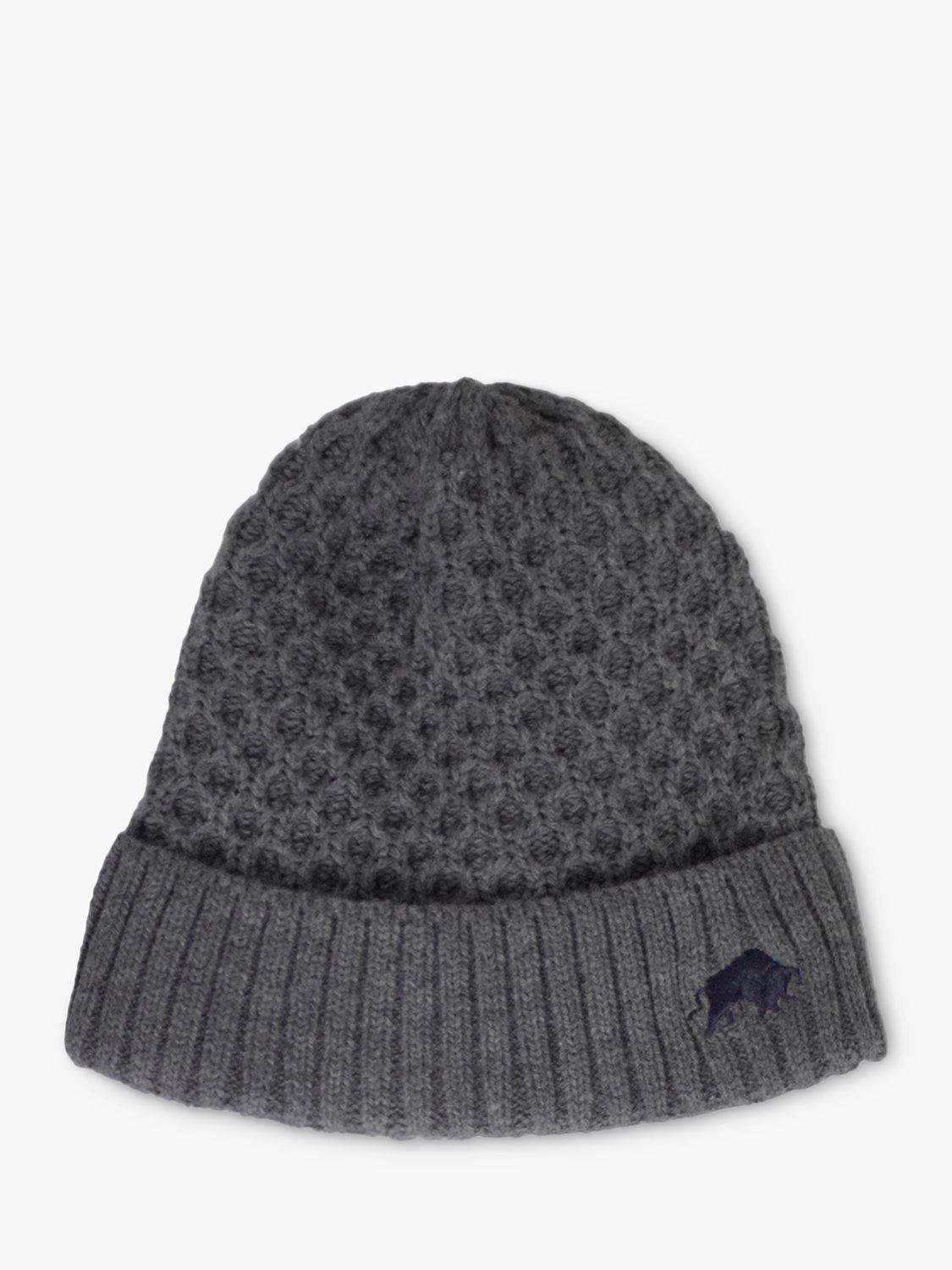 Product image 1 of 2, which shows Raging Bull Cable Knit Beanie, Charcoal, One Size