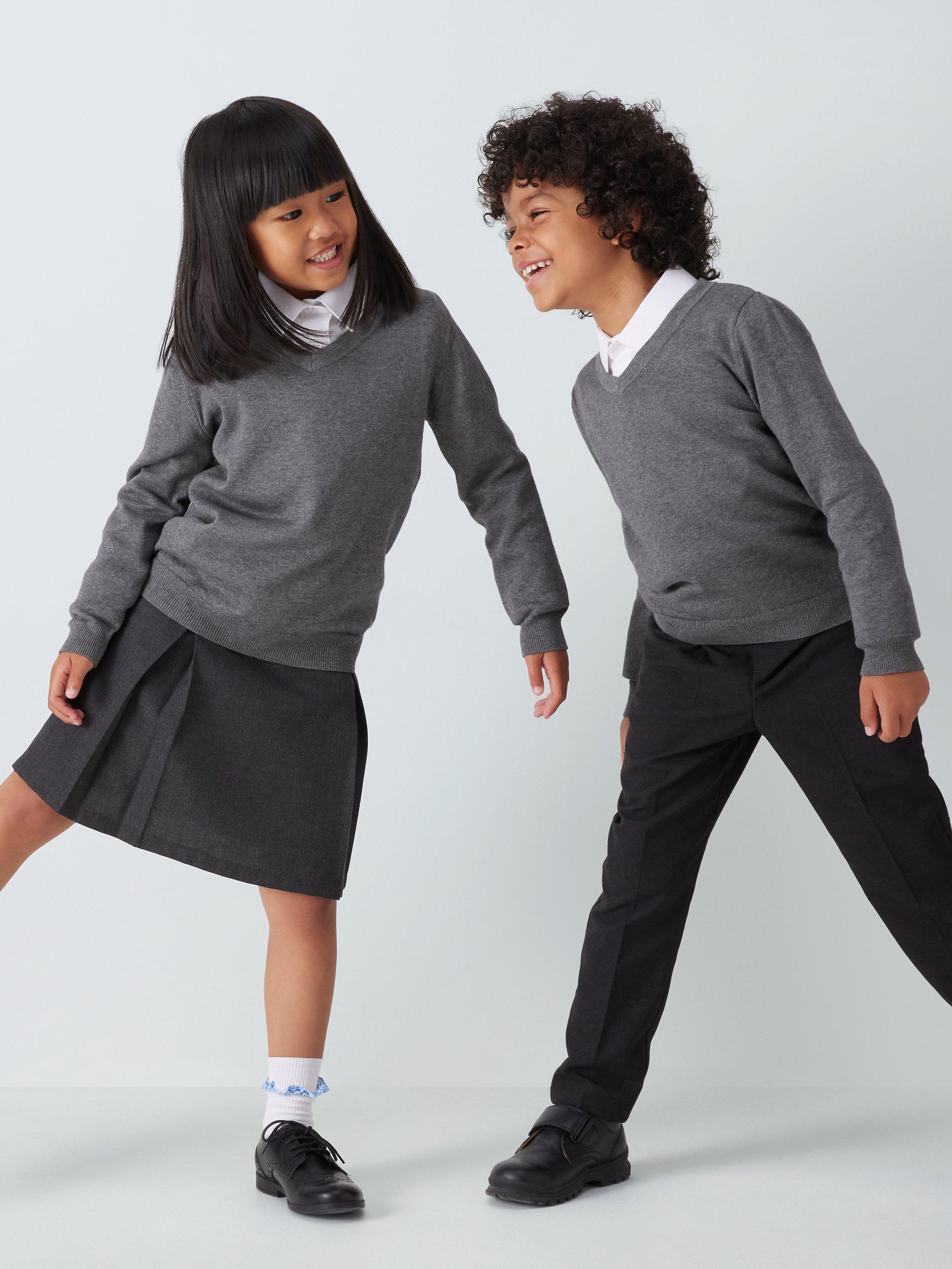 Charcoal grey school jumper best sale