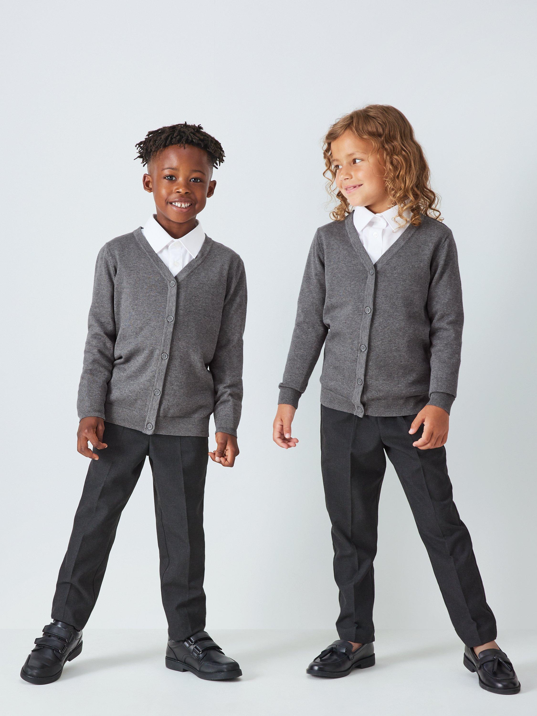 John Lewis ANYDAY Unisex Cotton School Cardigan Pack of 2