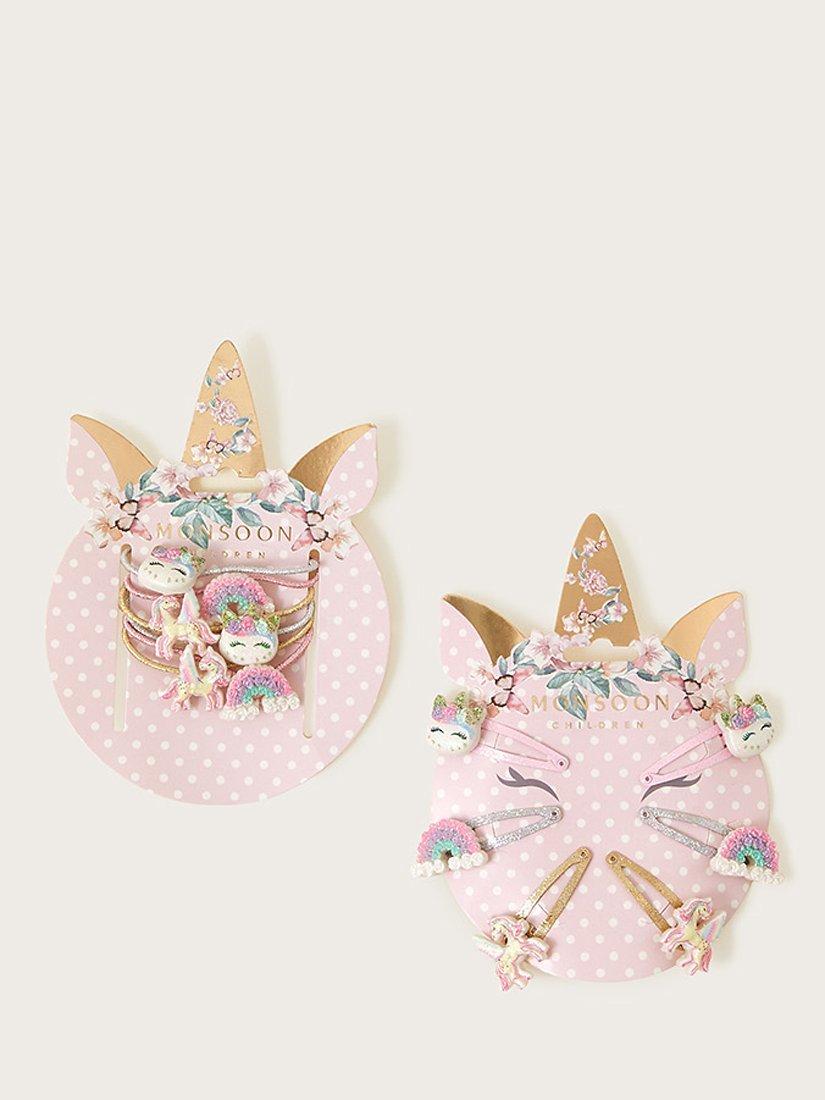 Monsoon Kids' I Believe in Unicorns Hair Accessory Set