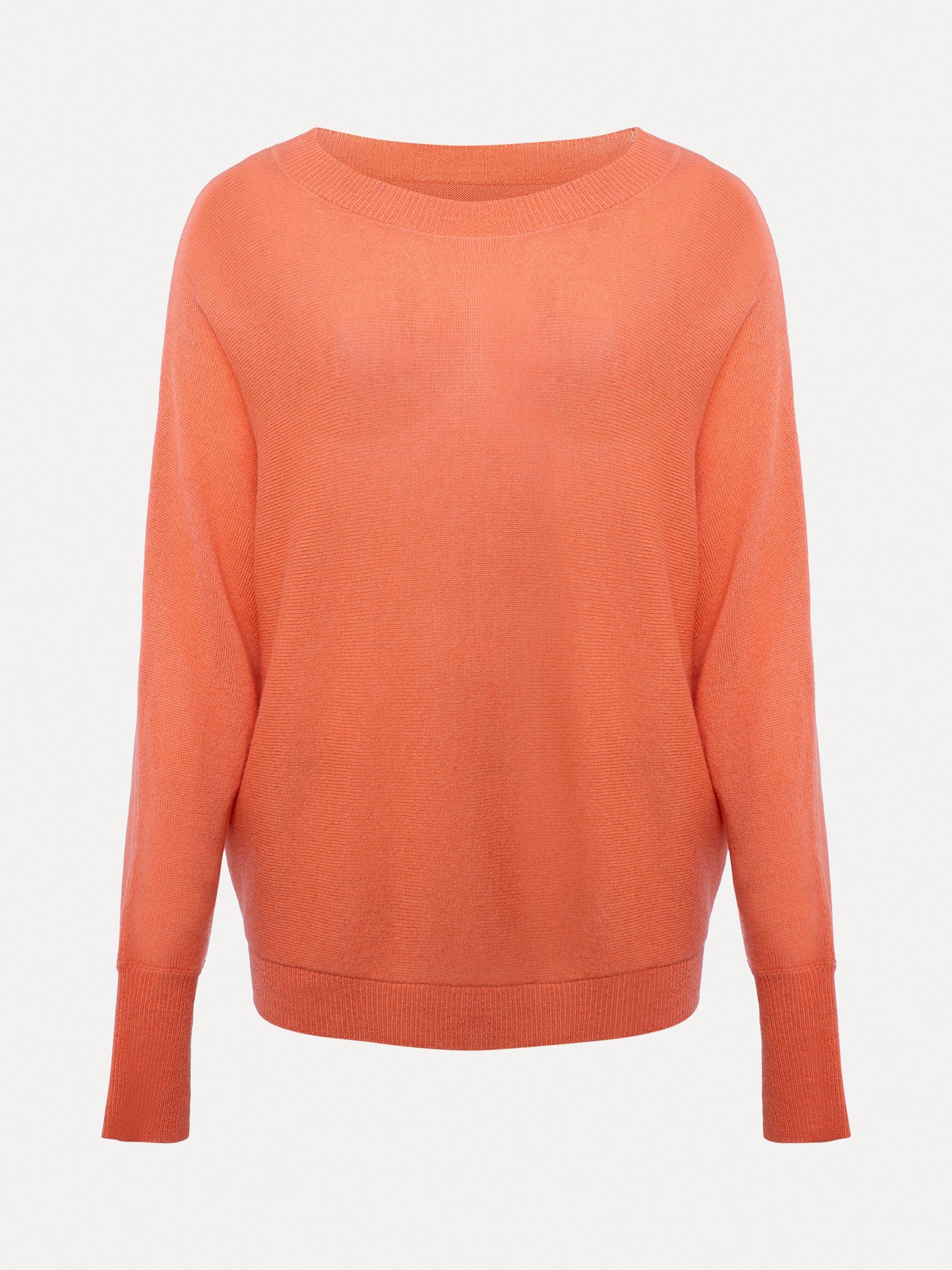 Phase Eight Beatrice Cashmere Jumper, Orange Fizz, XS