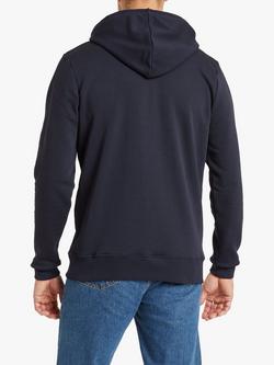 PS Paul Smith Organic Cotton Zebra Hoodie, Blues - view 2, Blues