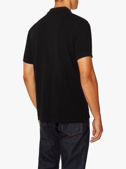 PS Paul Smith Pique Zebra Polo Shirt - view 2, Blacks