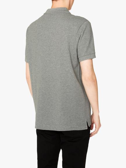 PS Paul Smith Pique Zebra Polo Shirt - view 2, Greys