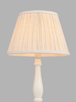 John Lewis Soft Pleat Lampshade, Natural, 25cm, Natural