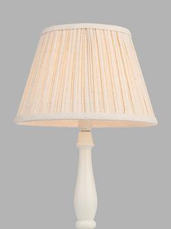 John Lewis Soft Pleat Lampshade, Natural, 25cm - view 2, Natural