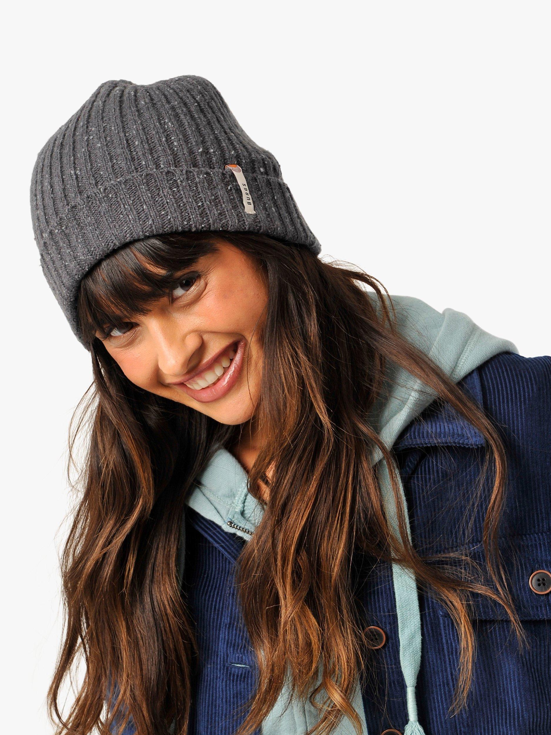 Burgs Bampton Beanie, Charcoal Grey, One Size
