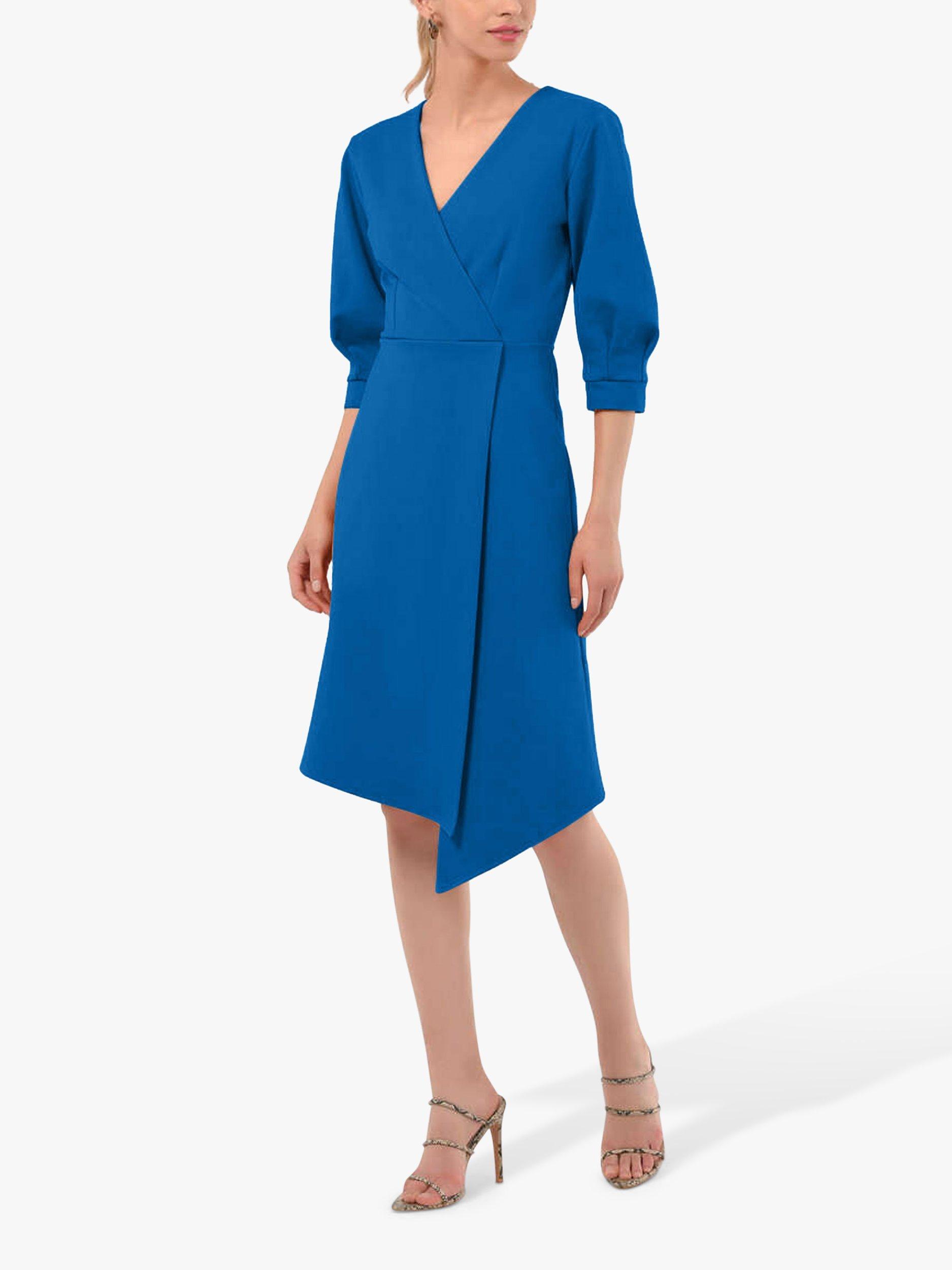Closet pleated wrap dress sale