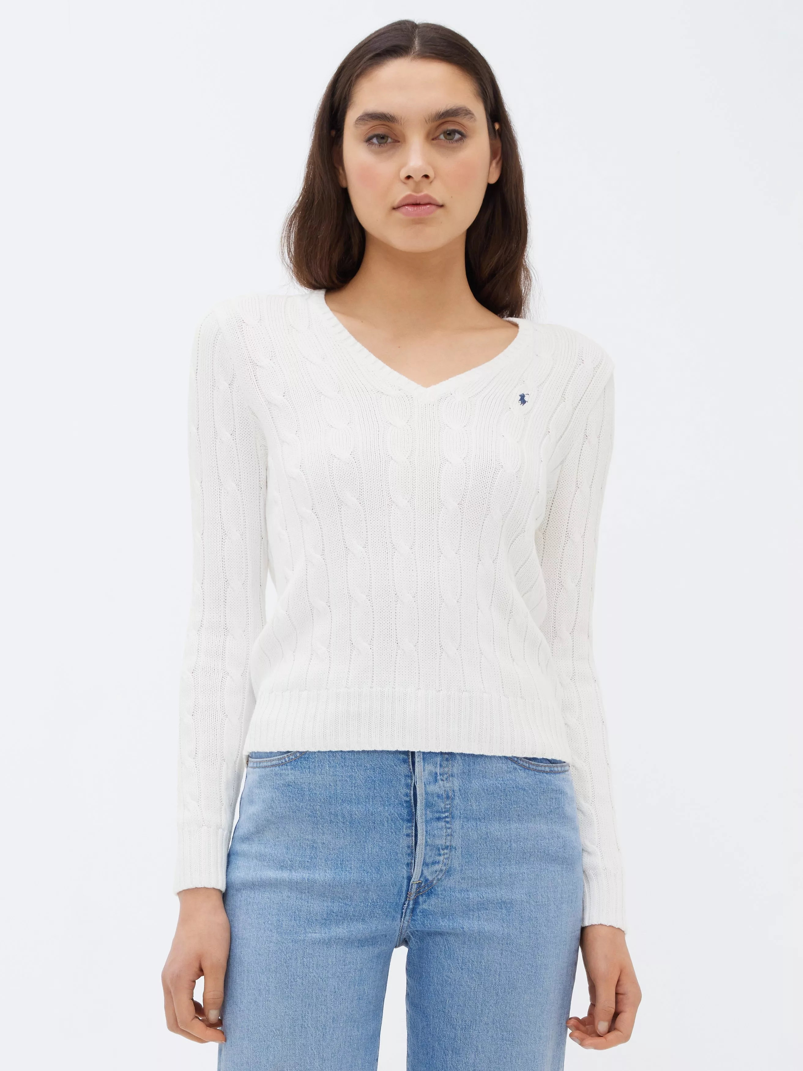 Ralph lauren jumper womens v neck on sale