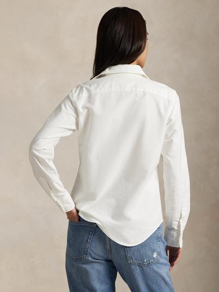 Polo Ralph Lauren Cotton Shirt, White - view 2, White