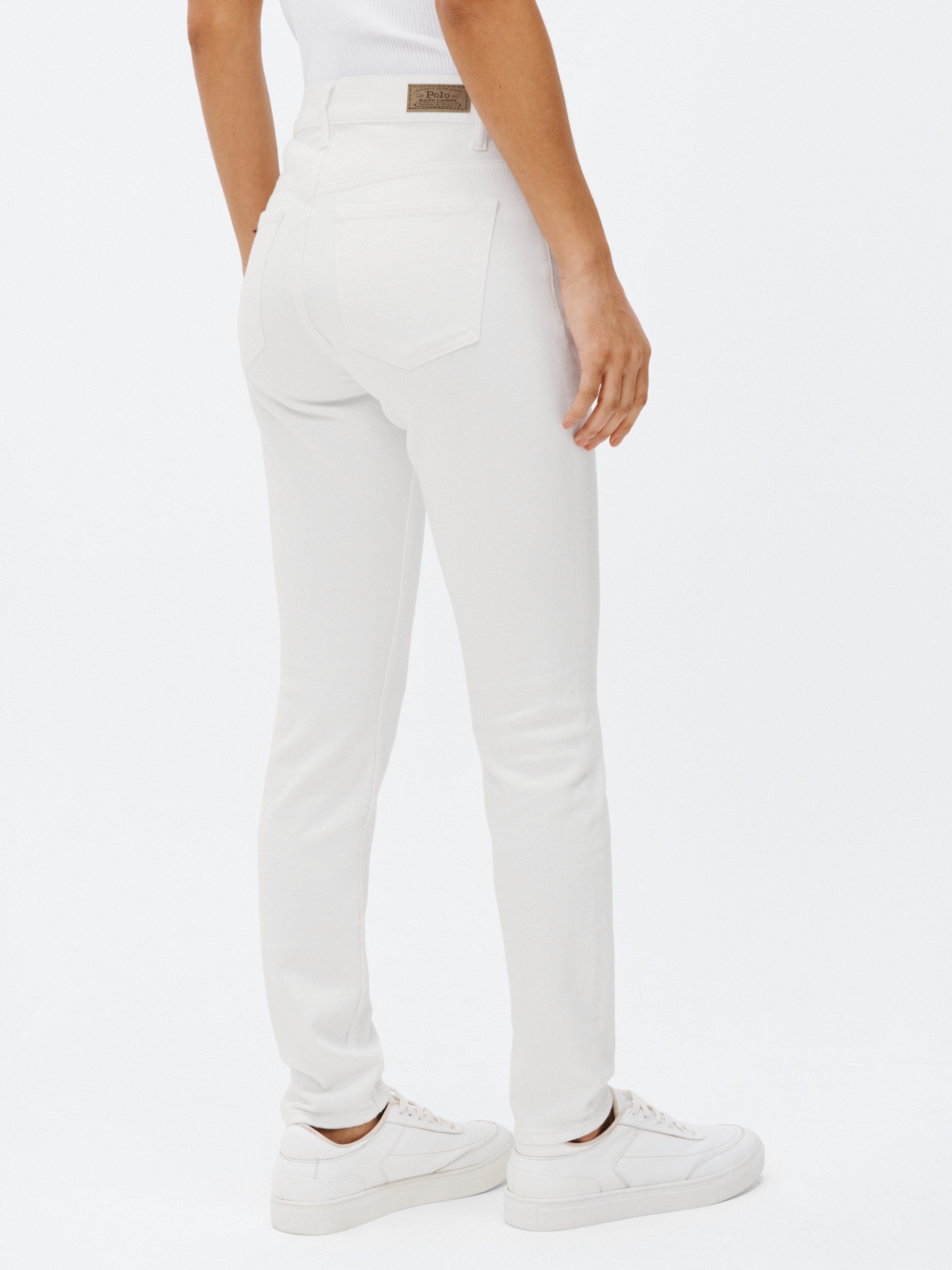 Product image 2 of 6, which shows Polo Ralph Lauren Mid Rise Skinny Jeans, Amesbury Wash, 26