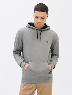 Paul Smith Zebra Badge Hoodie, Greys, Greys