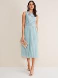 Phase Eight Amora Bodice Pleated Midi Dress