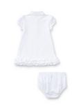 Polo Ralph Lauren Baby Schiffli Dress & Bloomers Set, White