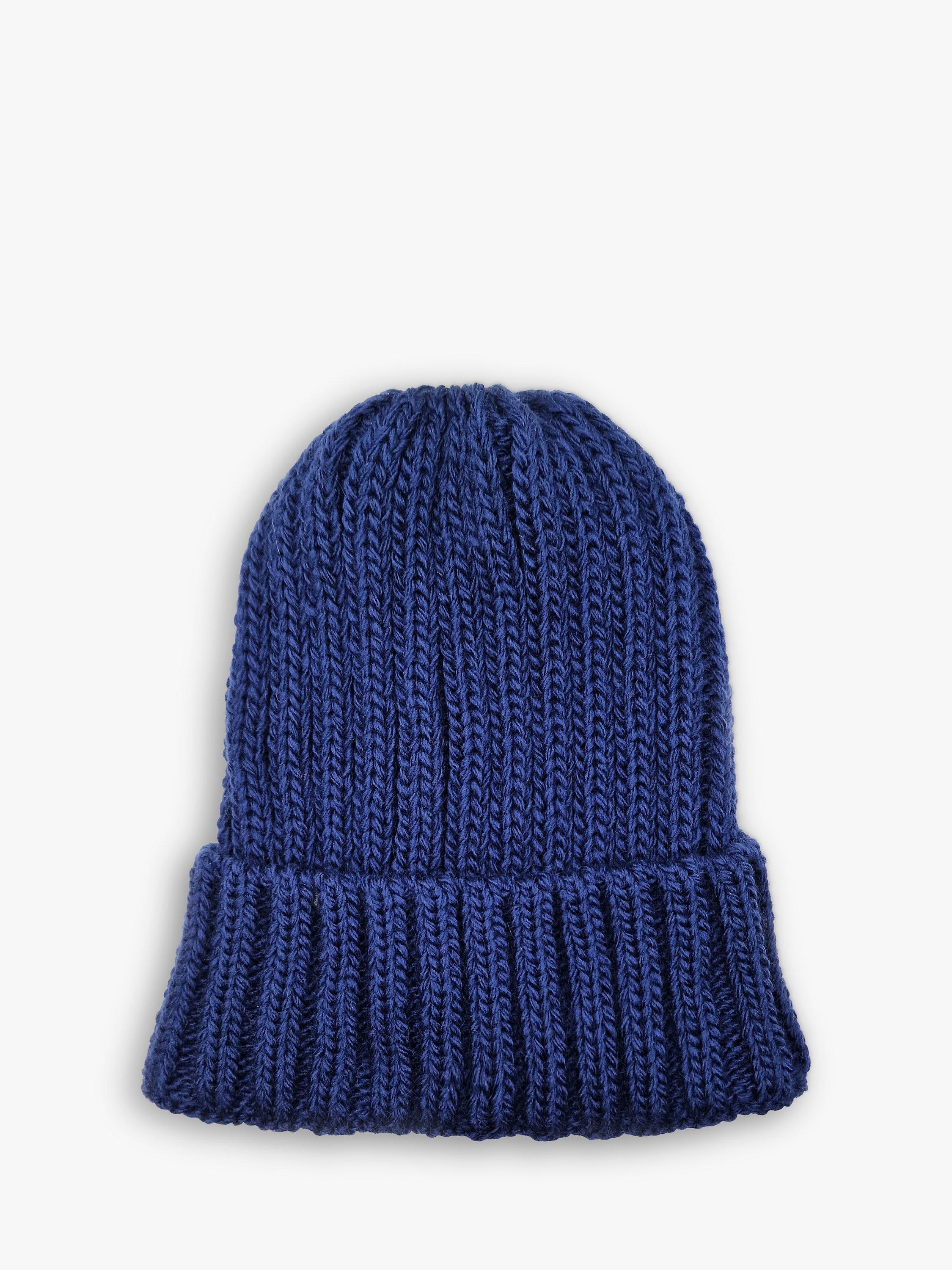 Product image 1 of 2, which shows HotSquash Wool Blend Beanie, True Navy, One Size