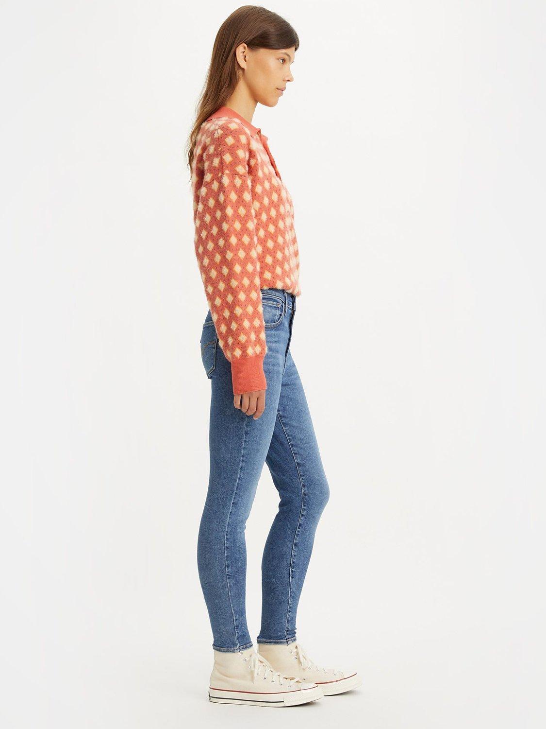 Product image 2 of 4, which shows Levi's 720 High-Waisted Skinny Jeans, Love Song Mid, W24/L30