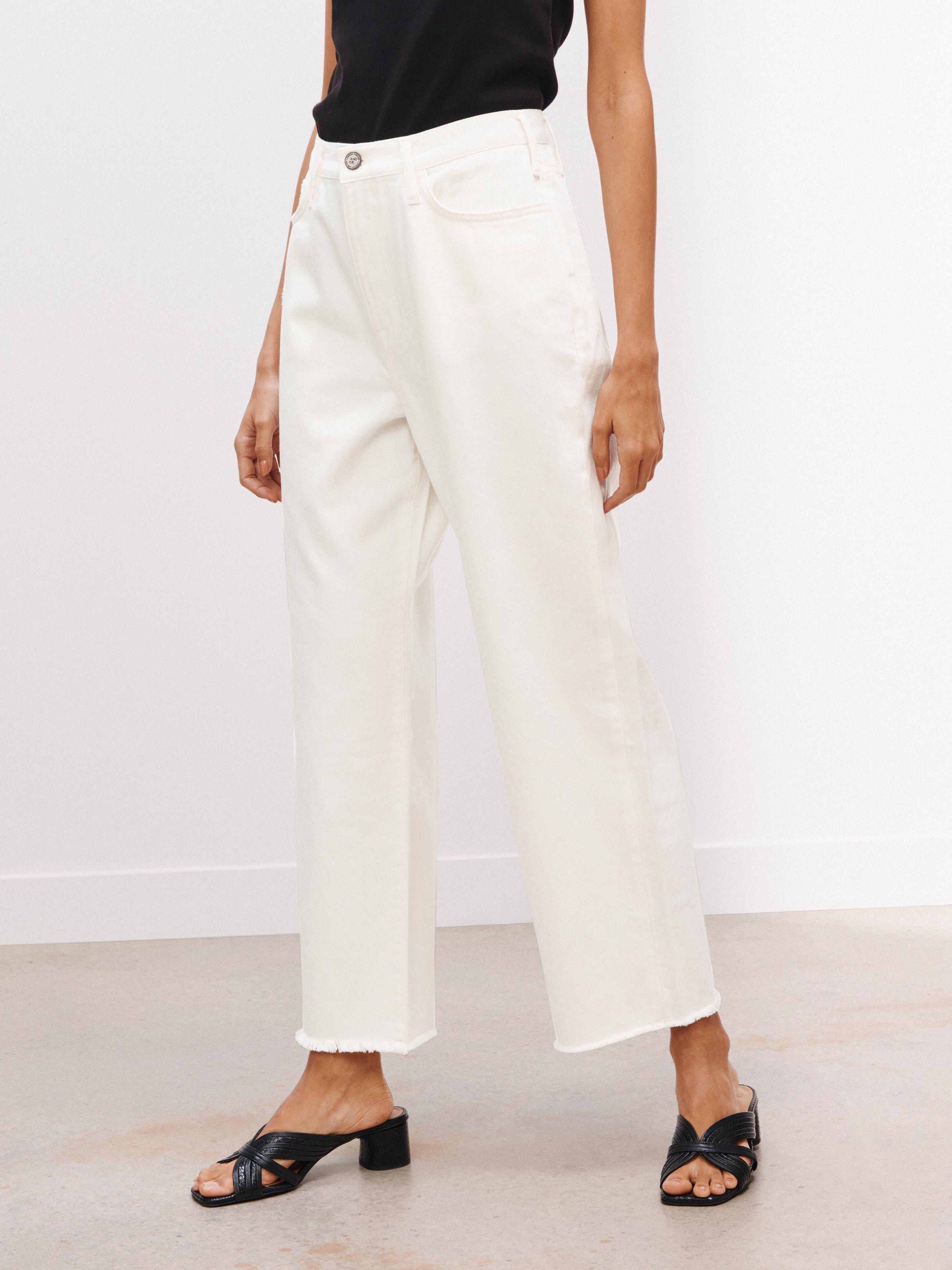 AND/OR Santa Monica Straight Leg Jeans, White