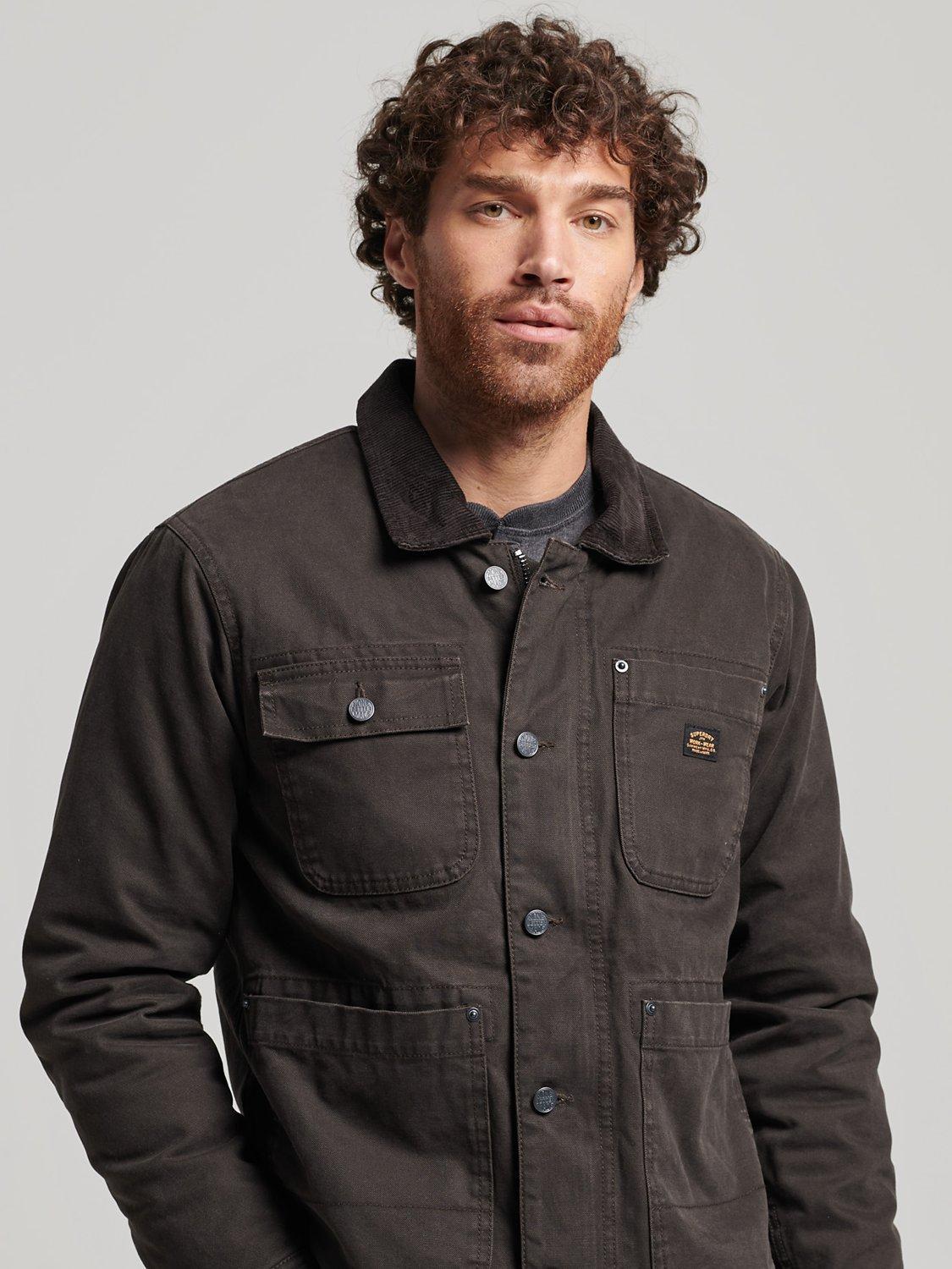 Superdry Workwear Ranch Jacket, Bison Black
