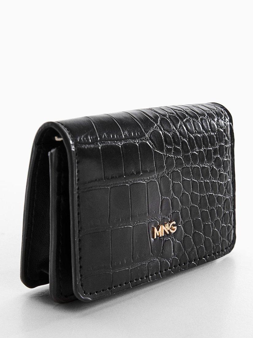 Mango Leticia Small Purse, Black, Black