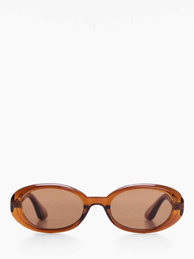 Mango Camille Women's Sunglasses, Brown, Brown