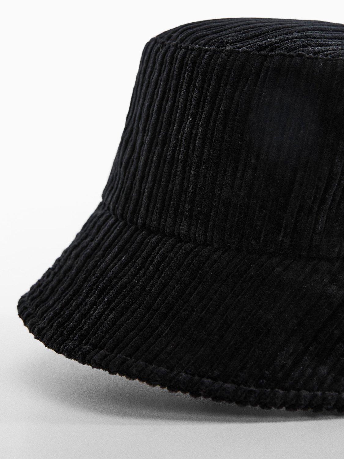 Mango Coudu Bucket Hat, Black