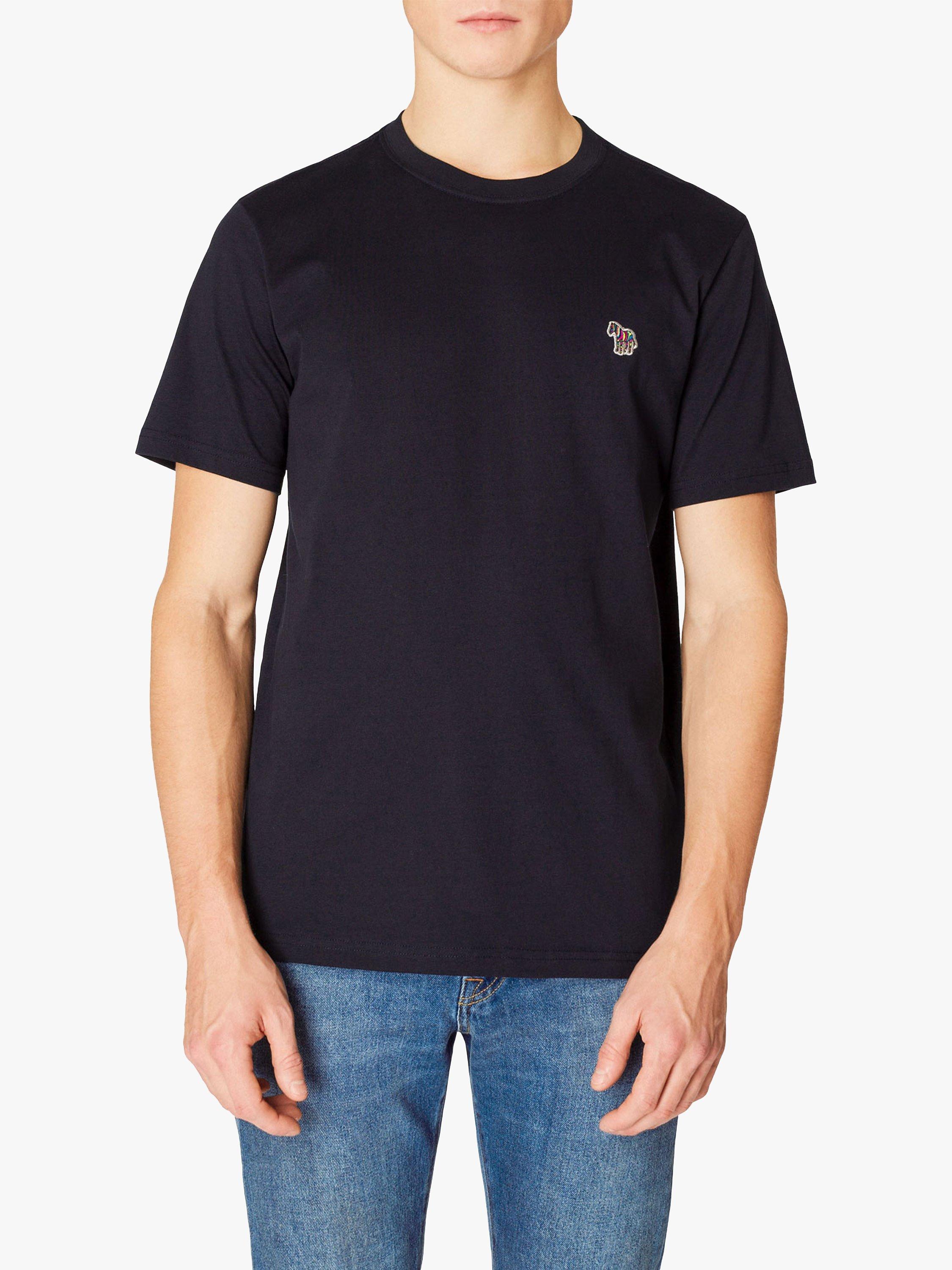 Product image 1 of 5, which shows Paul Smith Zebra Organic Cotton T-Shirt, Blue, S