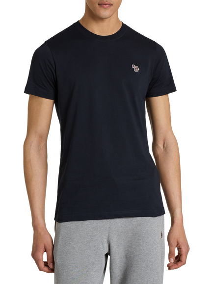 Paul Smith Zebra Organic Cotton T-Shirt, Dark Blue
