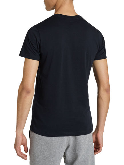 Paul Smith Zebra Organic Cotton T-Shirt - view 2, Dark Blue