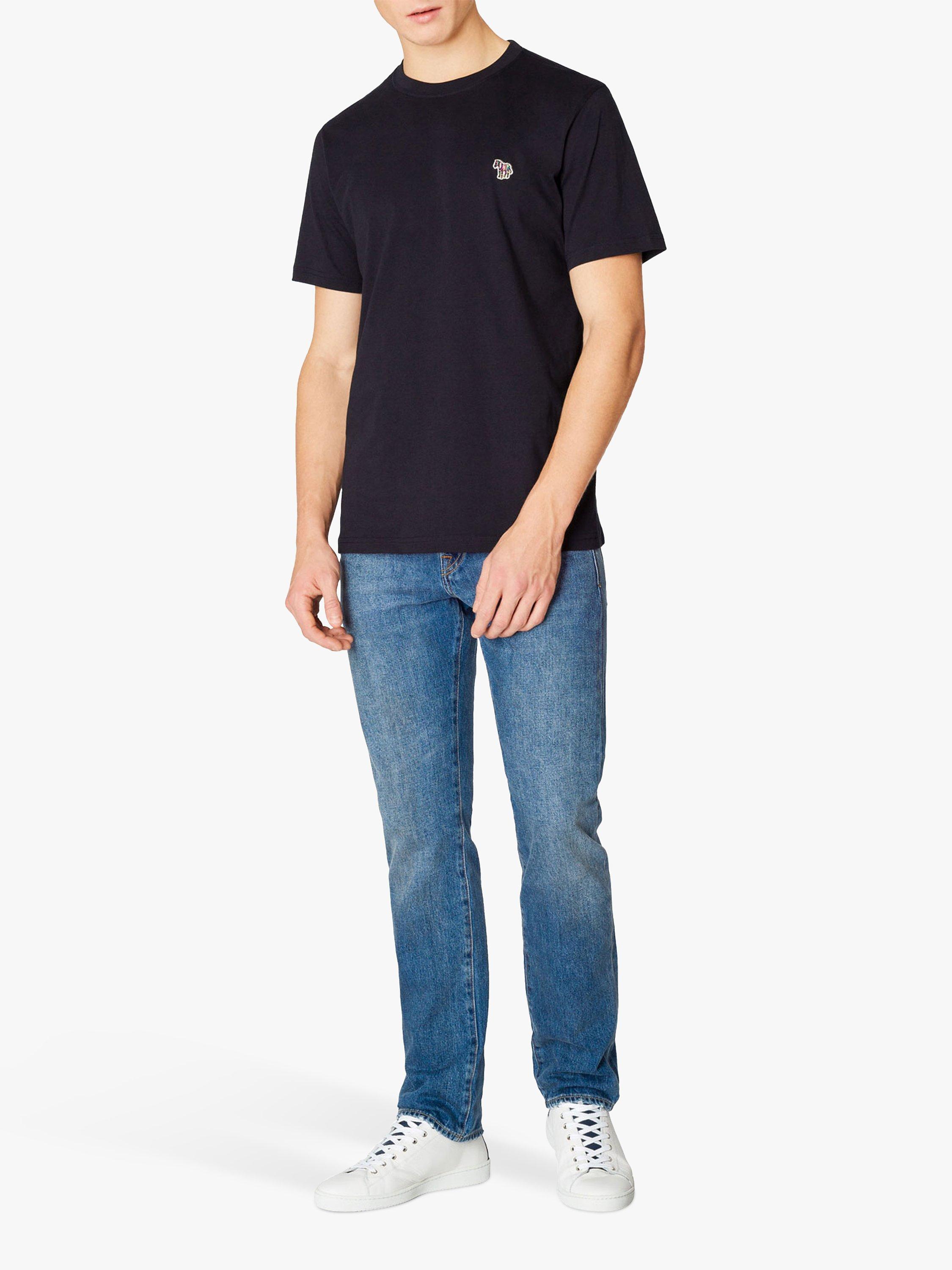 Product image 3 of 5, which shows Paul Smith Zebra Organic Cotton T-Shirt, Blue, S