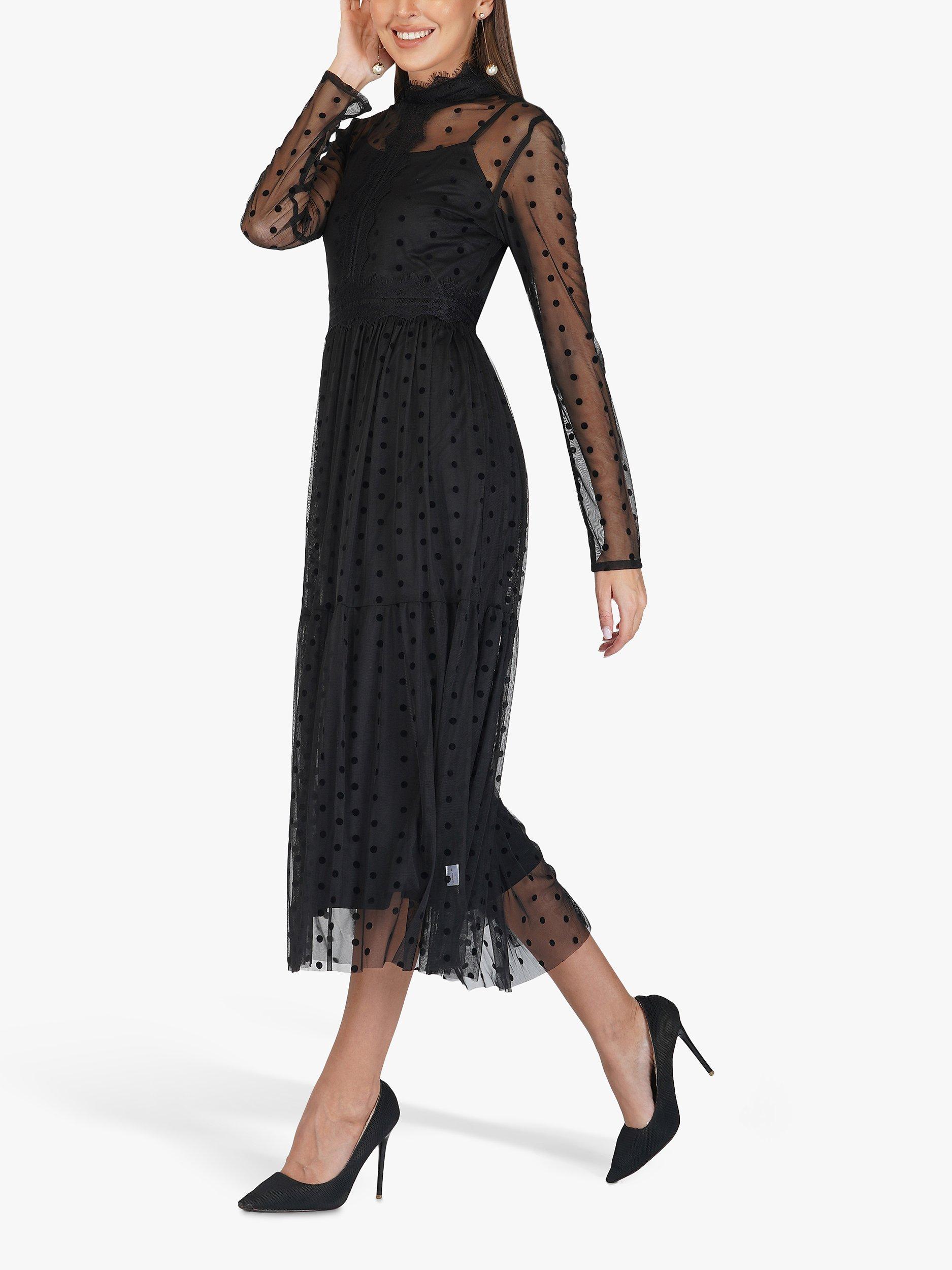 John lewis black lace dress hotsell