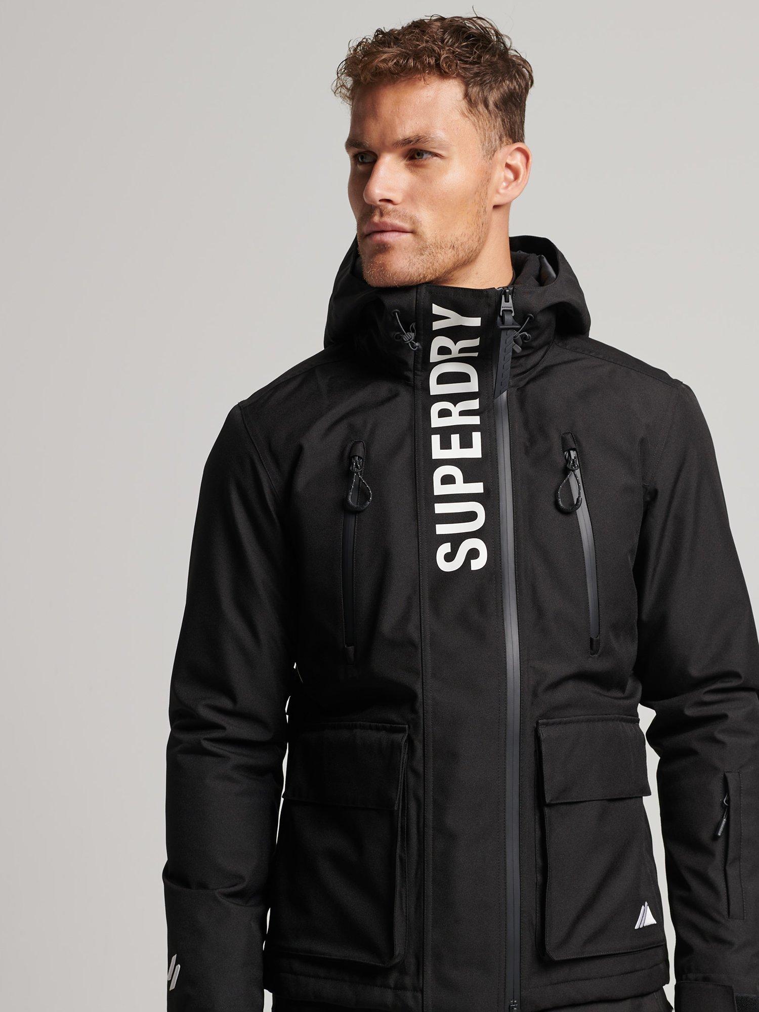 Superdry Rescue Men's Ski Jacket, Black