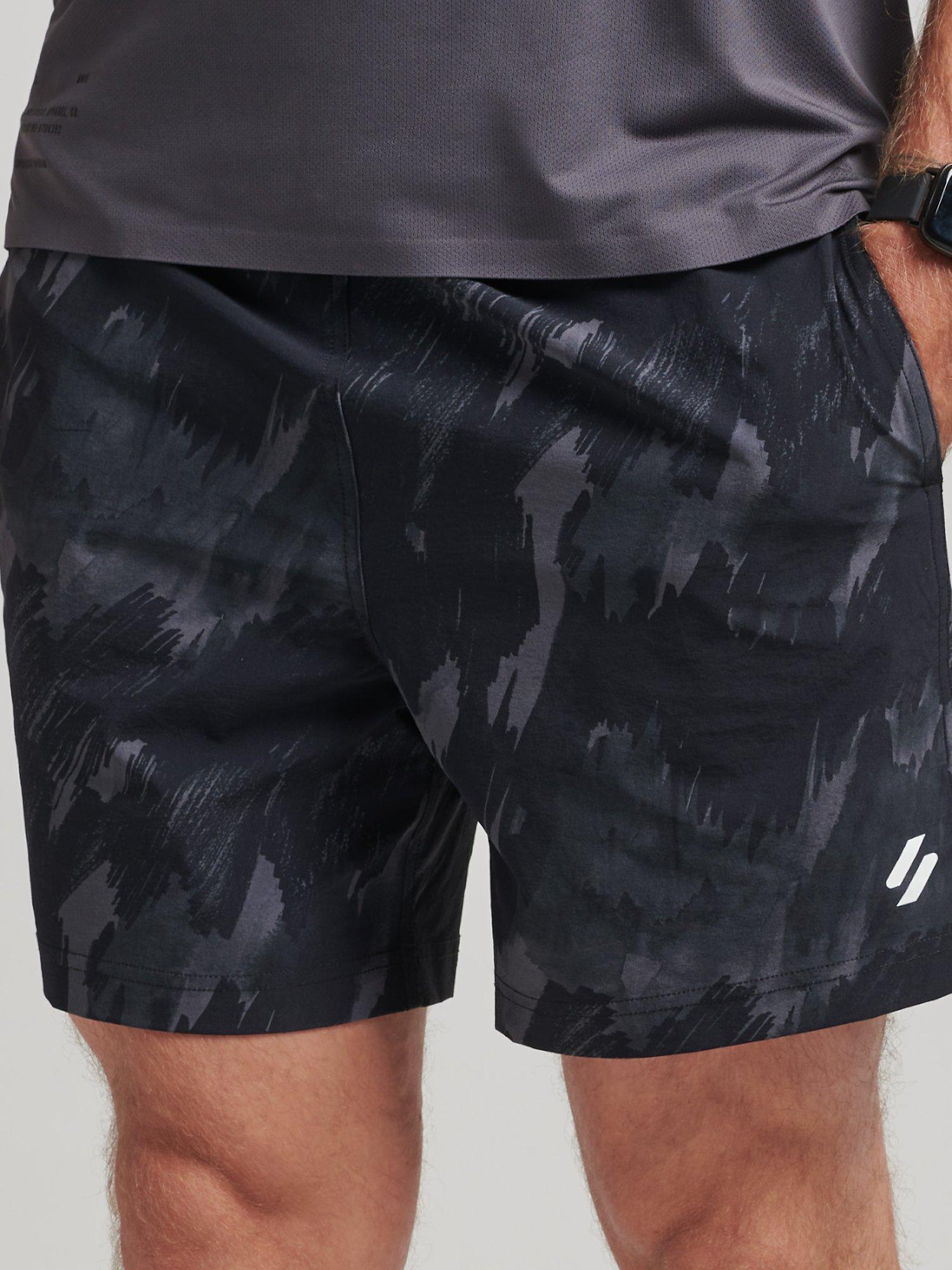 Superdry Core Woven Multi Sport Shorts, Brush Camo Dark