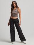 Superdry Low Rise Wide Leg Cargo Trousers