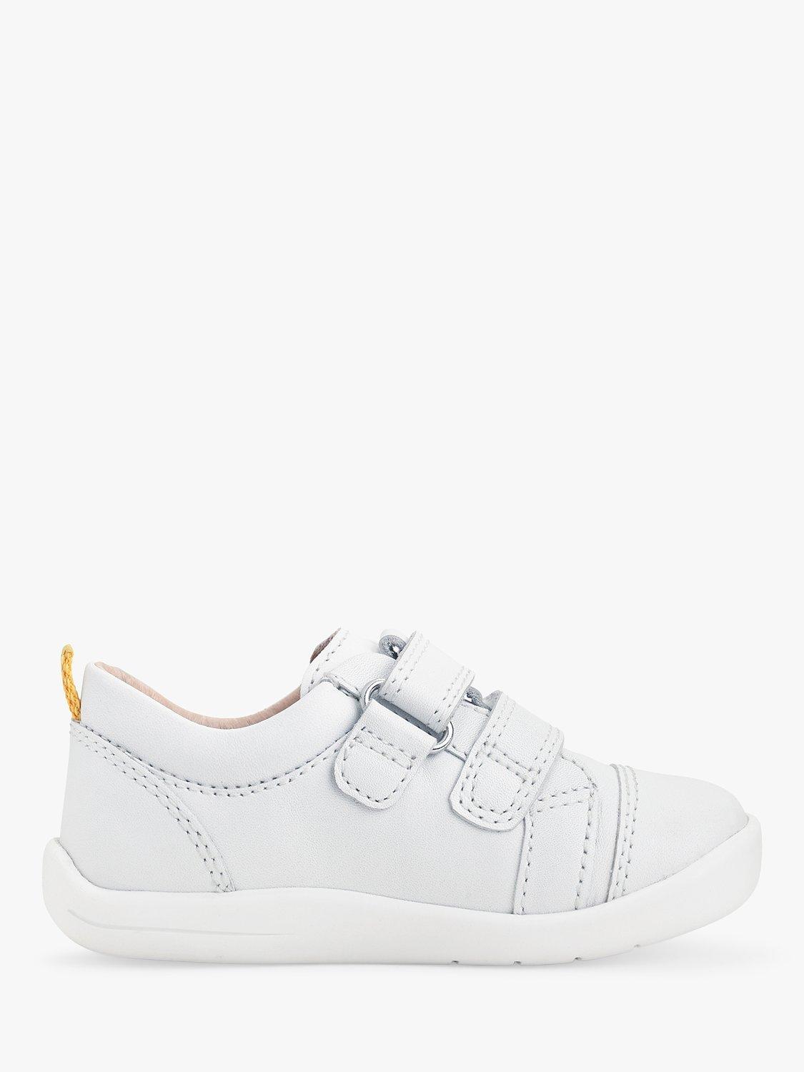 Product image 4 of 6, which shows Start-Rite Baby Maze Leather Pre Walker Shoes, White, 7.5F Jnr