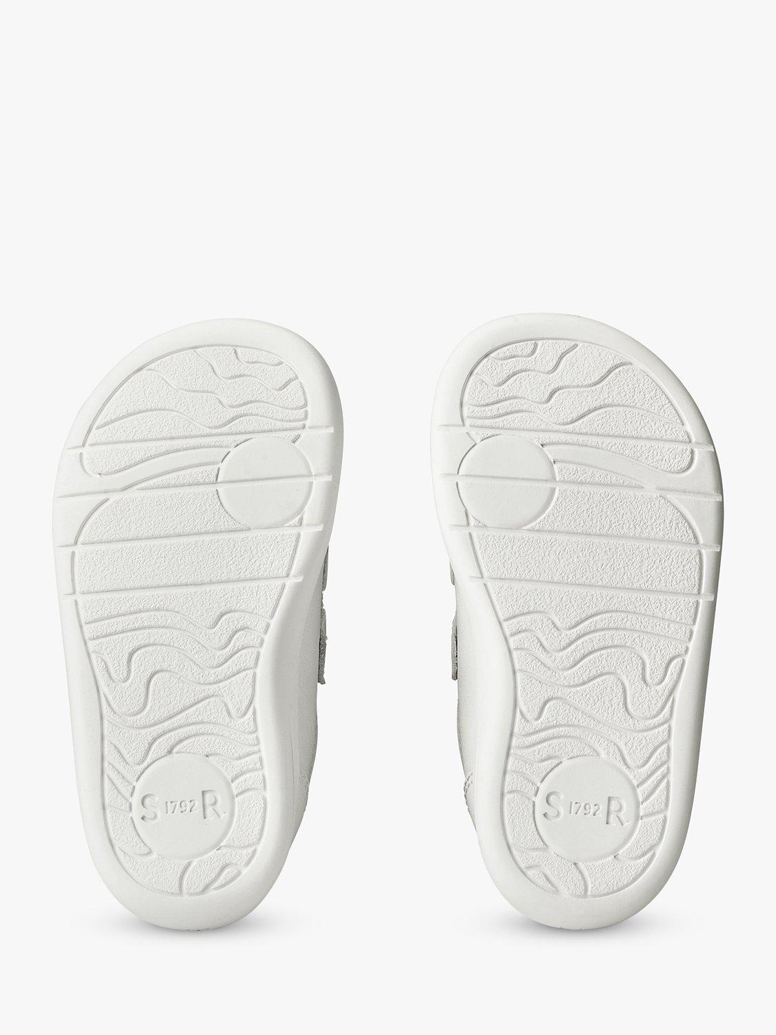 Product image 5 of 6, which shows Start-Rite Baby Maze Leather Pre Walker Shoes, White, 7.5F Jnr
