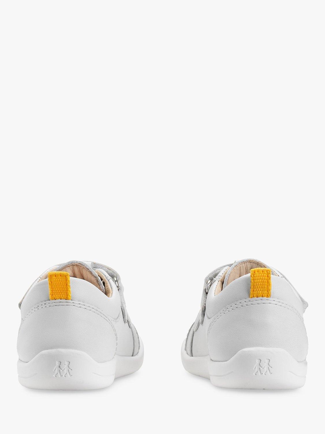 Product image 6 of 6, which shows Start-Rite Baby Maze Leather Pre Walker Shoes, White, 7.5F Jnr