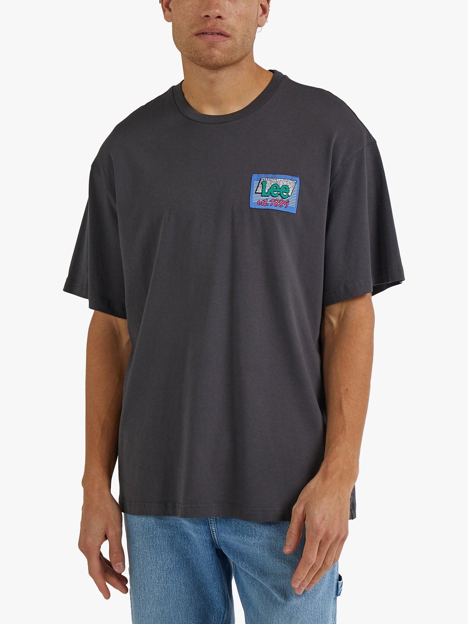 Lee 80s Graphic Logo T-Shirt, Washed Black