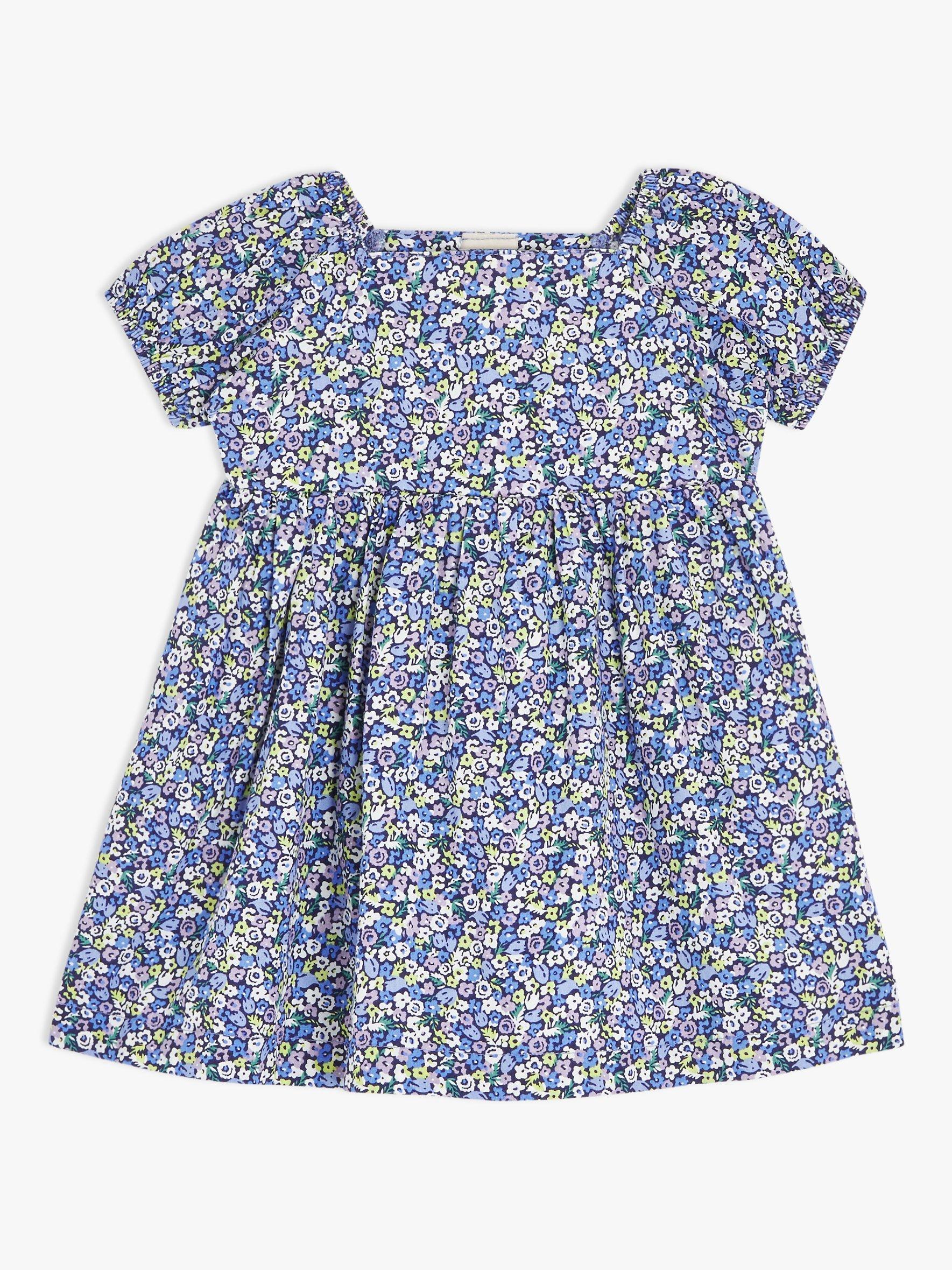 John Lewis Baby Floral Woven Dress, Multi
